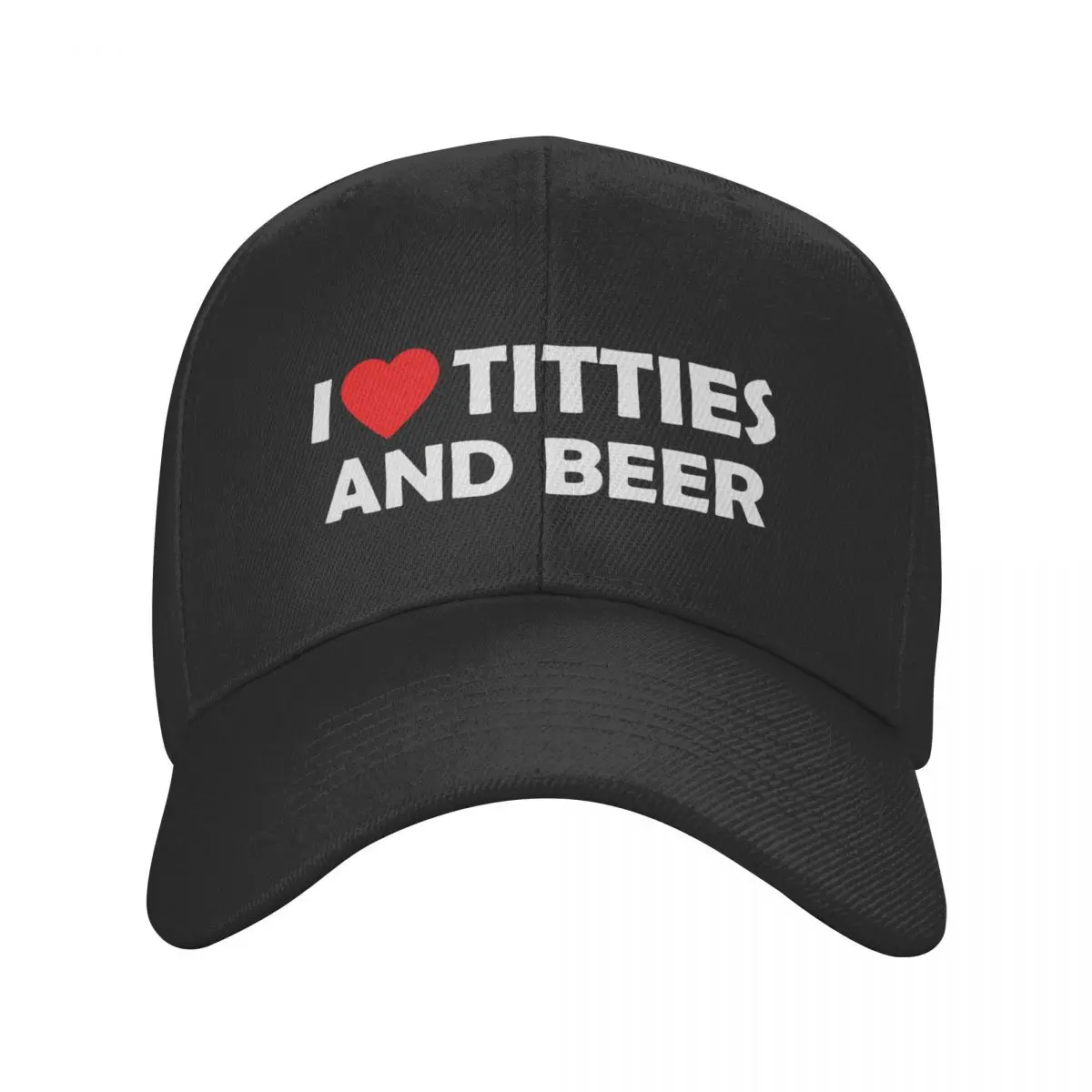 

New Personalized I Heart Titties And Beer Baseball Cap Men Women Adjustable Dad Hat Outdoor Snapback Caps Summer Hats 1