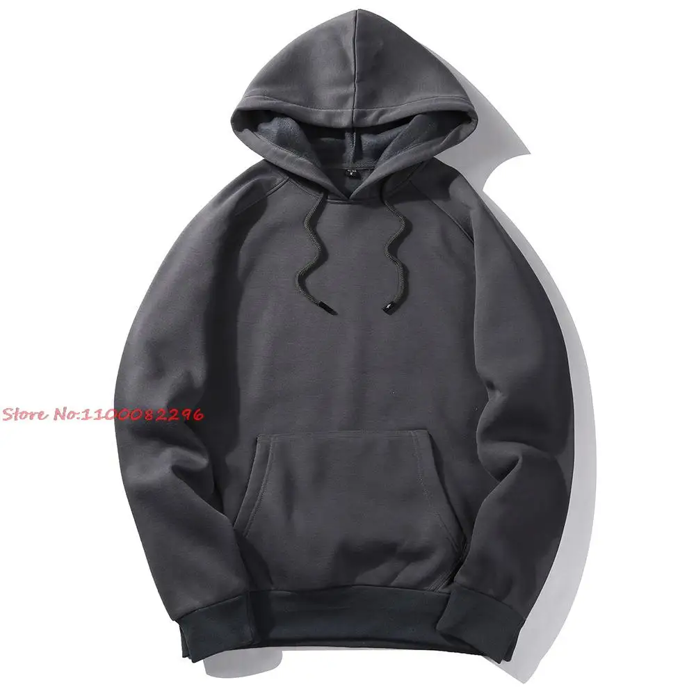Hot sale mens plus size blank polyester cotton hoodies solid hoodie casual sweatershirt hood sweater wholesale custom