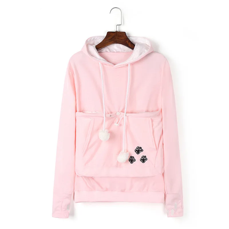 Oversize Coat Stitch Women's Clothing Y2k Non Strech Polyester Solid Thick Winter Casual Hoodies Loose Sweatshirts Bape Limited