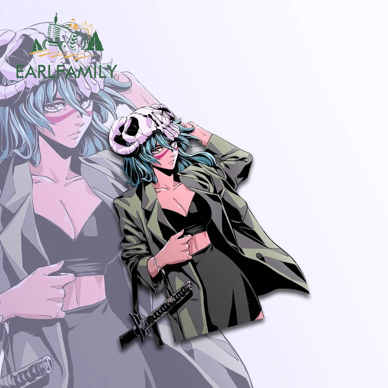 EARLFAMILY 13 см x 10,8 см для Neliel Tu Oderschvank отбеливатель фотовиниловые наклейки Солнцезащитный аниме Стайлинг автомобиля