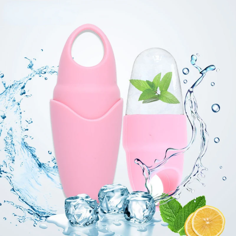 

Skin Care Beauty Lifting Contouring Tool Silicone Ice Cube Trays Ice Globe Ice Balls Face Massager Facial Roller Reduce Acne