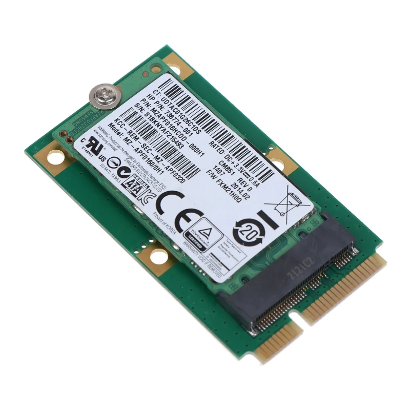 

M.2 NGFF SSD to MSATA SSD M.2SATA Interface Adapter Card M.2 Hard Drive Adapter MINI PCIE Adapter Converter Durable