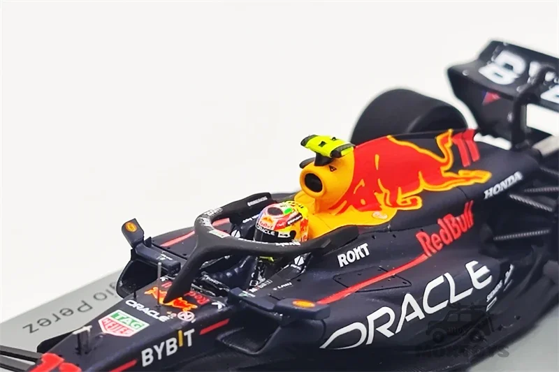 Spark 1:43 2023 F1 Racing RB19 No 11 Sergio Perez Winner Саудовская Аравия GP Модель автомобиля