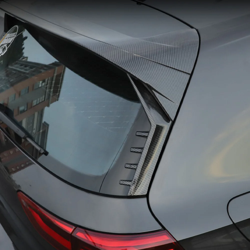 Фото Боковой спойлер на заднее окно, крыло для Volkswagen Golf 8 MK8 GTI GTD TSI TD Pro GTI Rline 2020-2023, задний боковой спойлер Canard Splitter №4