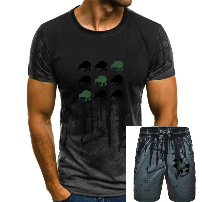 

Men Short sleeve tshirt Kiwi Riding Bike With Kiwi Wheels TShirts cool cool Women t-shirt