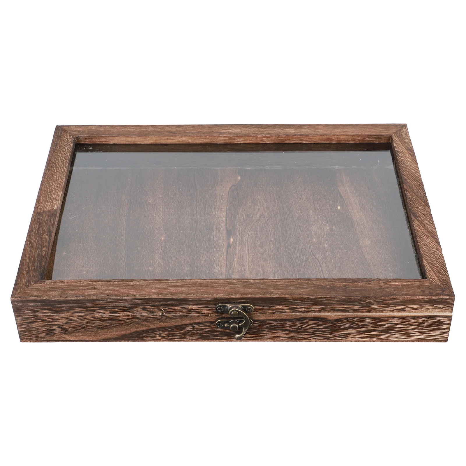 

Dried Flower Display Case Vintage Storage Box Jewelry Frame Box Desk Organizer Treasure Box Glass Flower Shadow Box