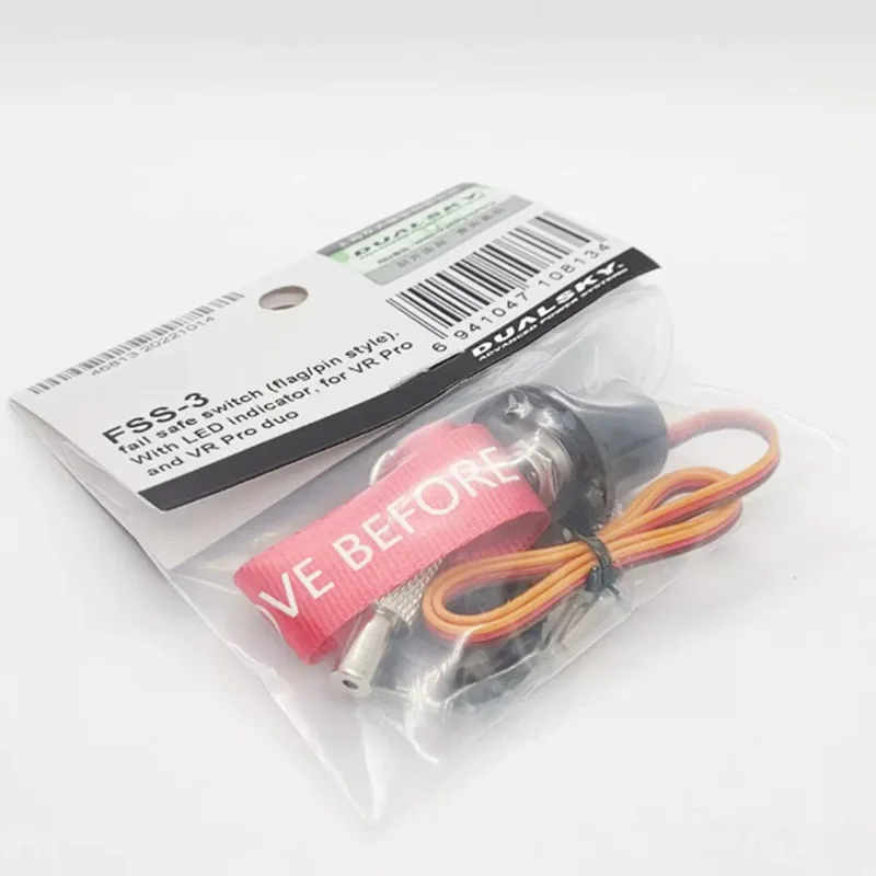 Выключатель Dualsky Fail Safe Switch, FSS-3, тип FlagPin, со светодиодом, индикатор для VR Pro и VR Pro Duo (art.: 3920db8fe3b79) - 3920db8fe3b79