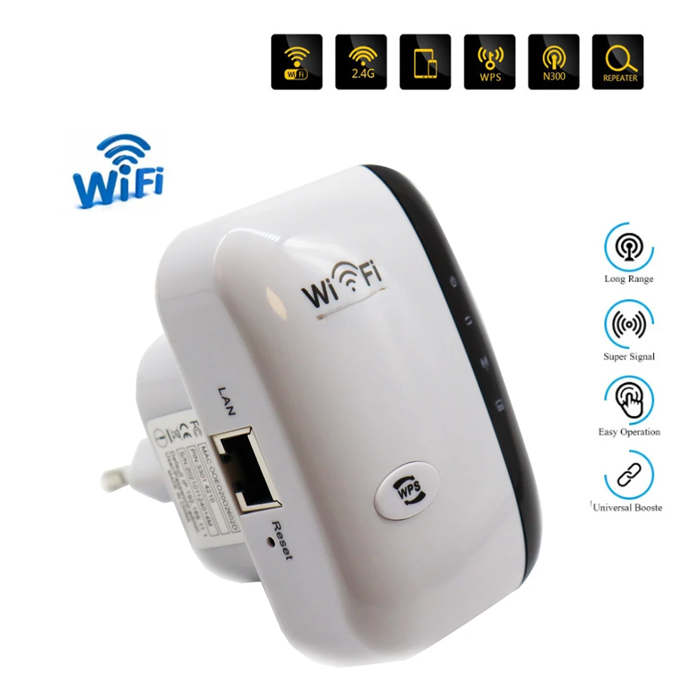

WiFi Repeater WiFi Extender Amplifier WiFi Booster Wi Fi Signal 802.11N Long Range Wireless Wi-Fi Repeater Access Point