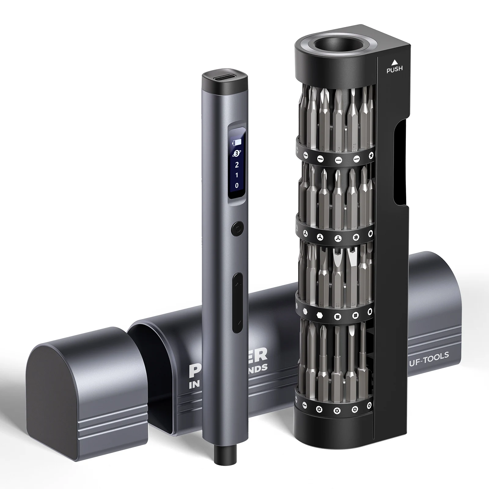 

Аккумуляторная Электрическая Отвертка 66-в-1 С Набором Прецизионных Магнитных Бит