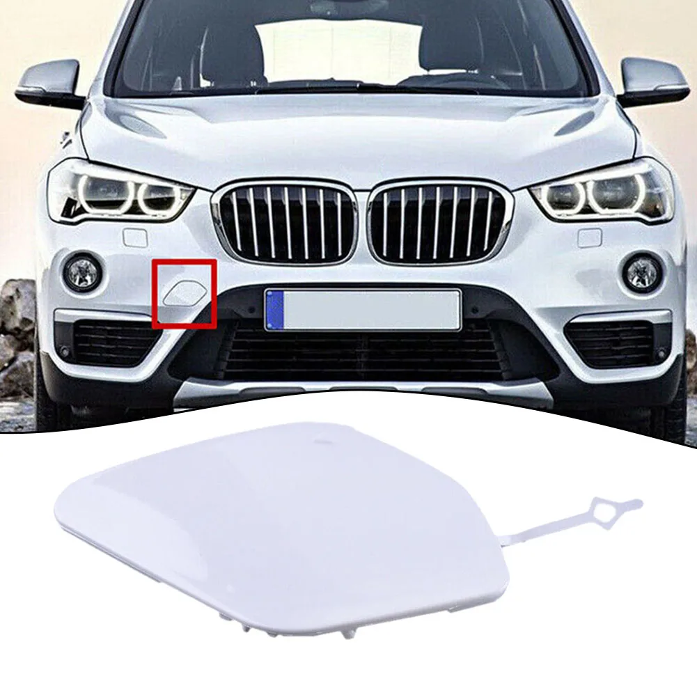 Белый передний бампер автомобиля фаркоп крышка для BMW F48 20d 25dx 2016-2019 51137361220