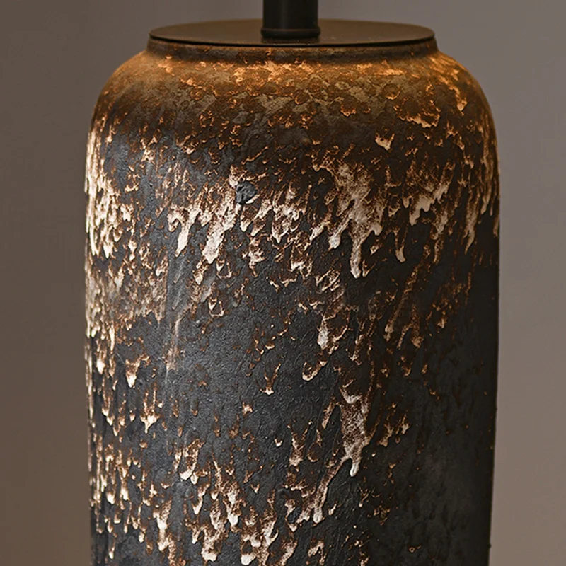 Керамическая Напольная Лампа Wabi Sabi ручной работы ретро-модель для комнаты