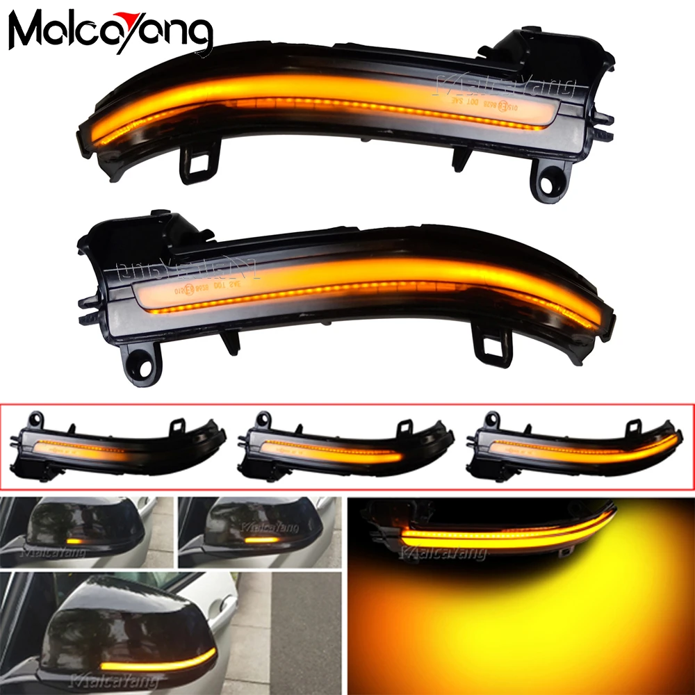 

2X Dynamic LED Turn Signal Mirror Indicator Light Blinker For BMW F20 F30 F31 F21 F22 F23 F32 F33 F34 X1 E84 F36 1 2 3 4 F87 M2
