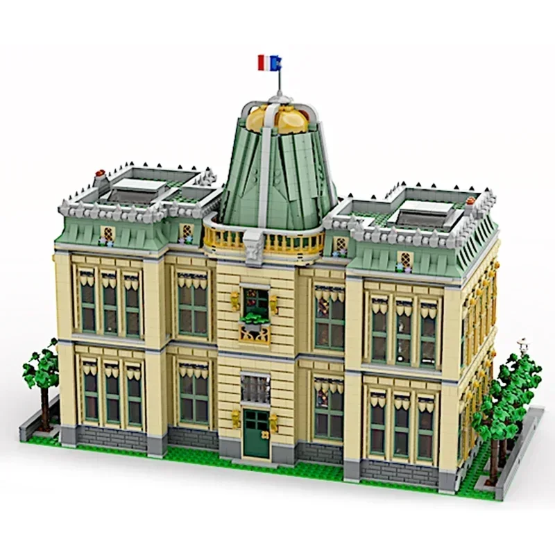 Moc Building Bricks Знаменитая модель с видом на улицу Французская модульная архитектура