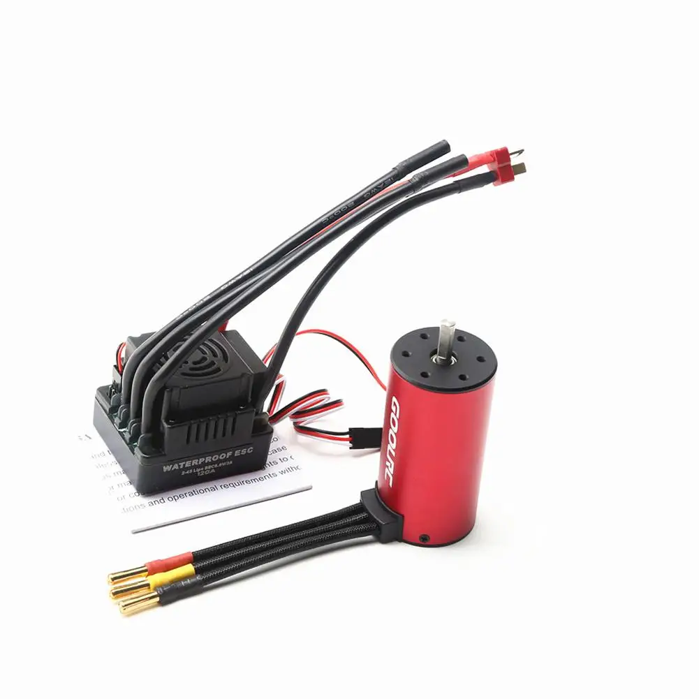 Водонепроницаемый S-120A 120A 2-4S ESC S3670 3670 2150KV/2650KV/2850KV бесщеточный двигатель, совместимый с Hsp Hpi Traxxas 1:8 Rc Car Trucks Водонепроницаемый S-120A 120A 2-4S ESC S3670 3670 2150KV/2650KV/2850KV бесщеточный двигатель, совместимый с Hsp Hpi Traxxas 1:8 Rc Car Trucks