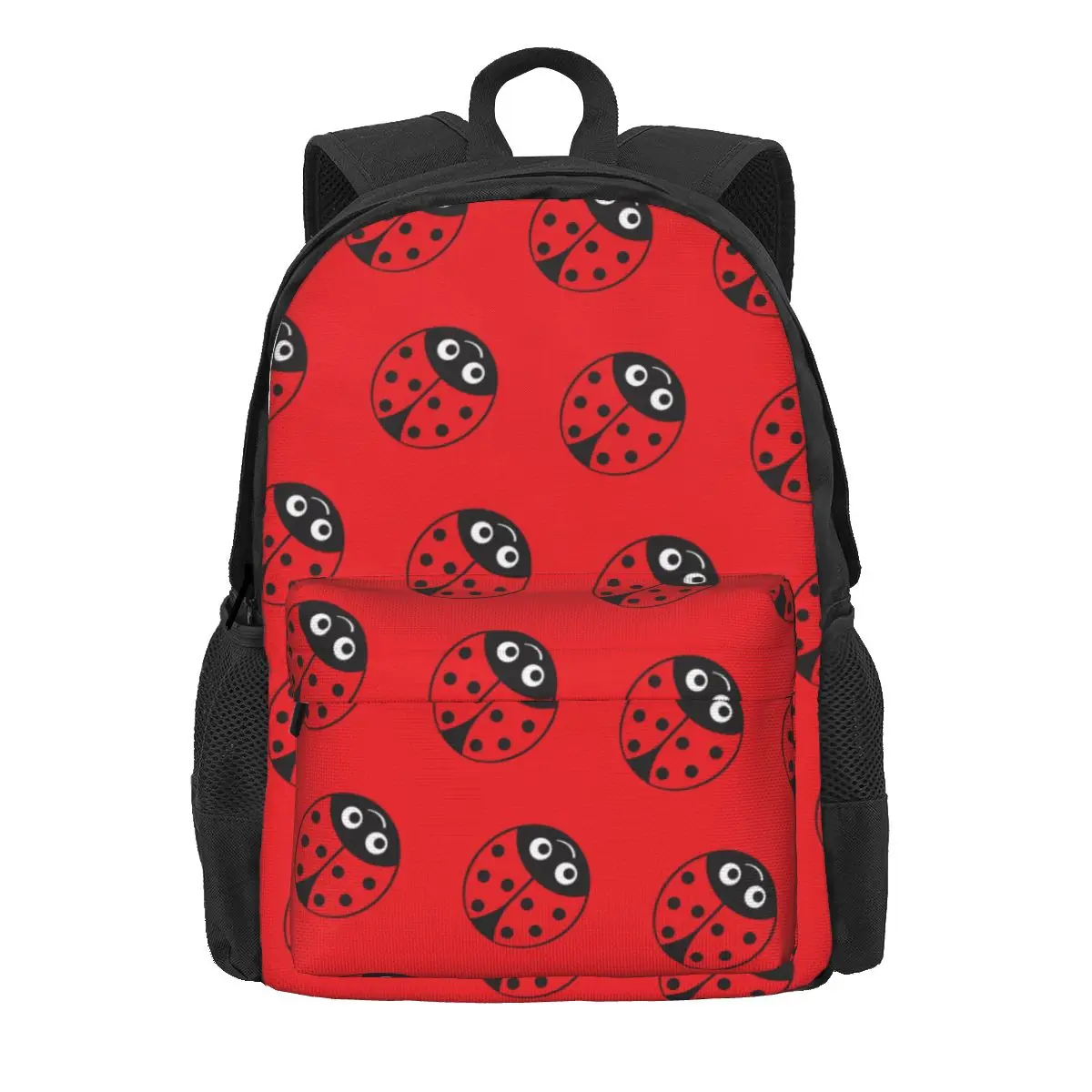 

Водонепроницаемый рюкзак для девочек, школьная сумка с божьей коровкой для студентов, дорожный ранец для ноутбука, вместительная сумка для книг, школьный ранец для девочек