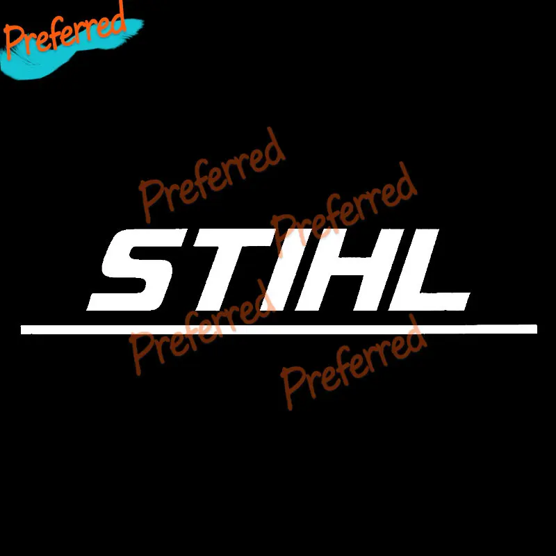 

Наклейка STIHL MAGNUM, черная наклейка на заказ/наклейка/написи, бензопила, воздуходувка