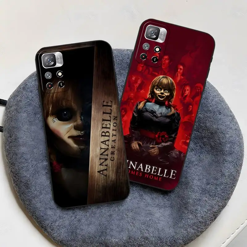 Annabelle Horror Movie Phone Case For Xiaomi Redmi Note 11 8 9 10 6 Pro 10T 9S 8T 7 5A 4 5 Pro Plus Soft Silicone Cover