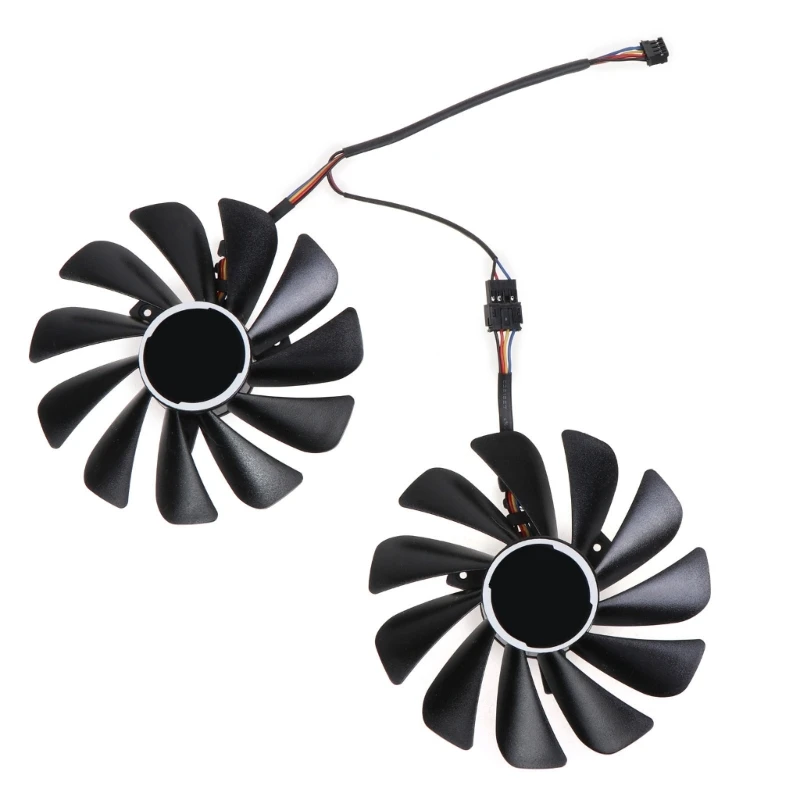 

2pcs/set 95mm CF1010U12S FDC10U12S9-C RX5700 GPU FAN For Radeon 5700 XT 5700XT Graphics Card Cooling Fan