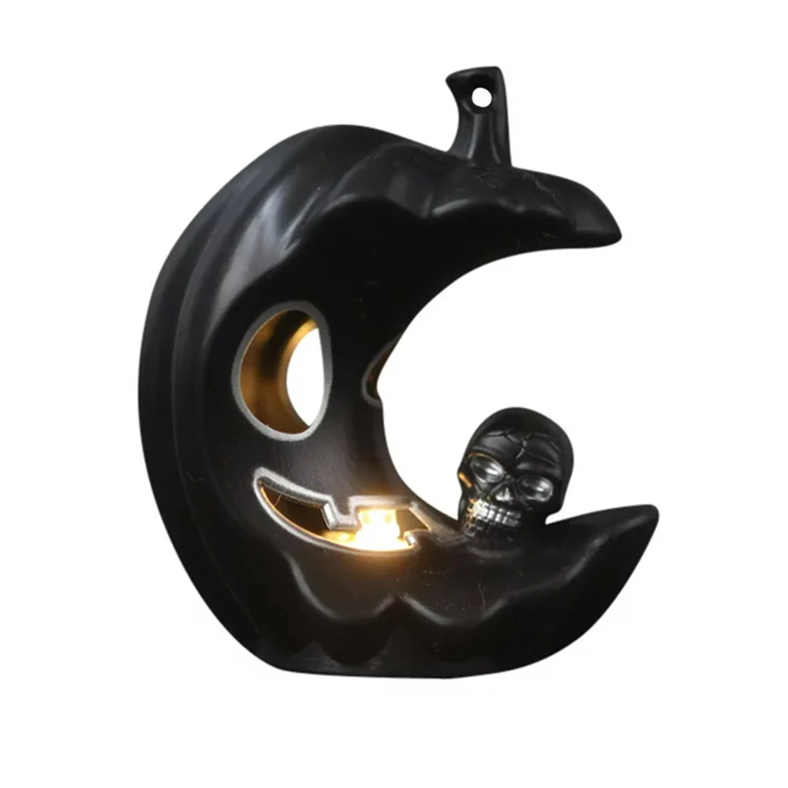 

Портативный реквизит подарок дом с привидениями на батарейках свеча на Хэллоуин свет страшвечерние принадлежности для дома в форме Луны ты...