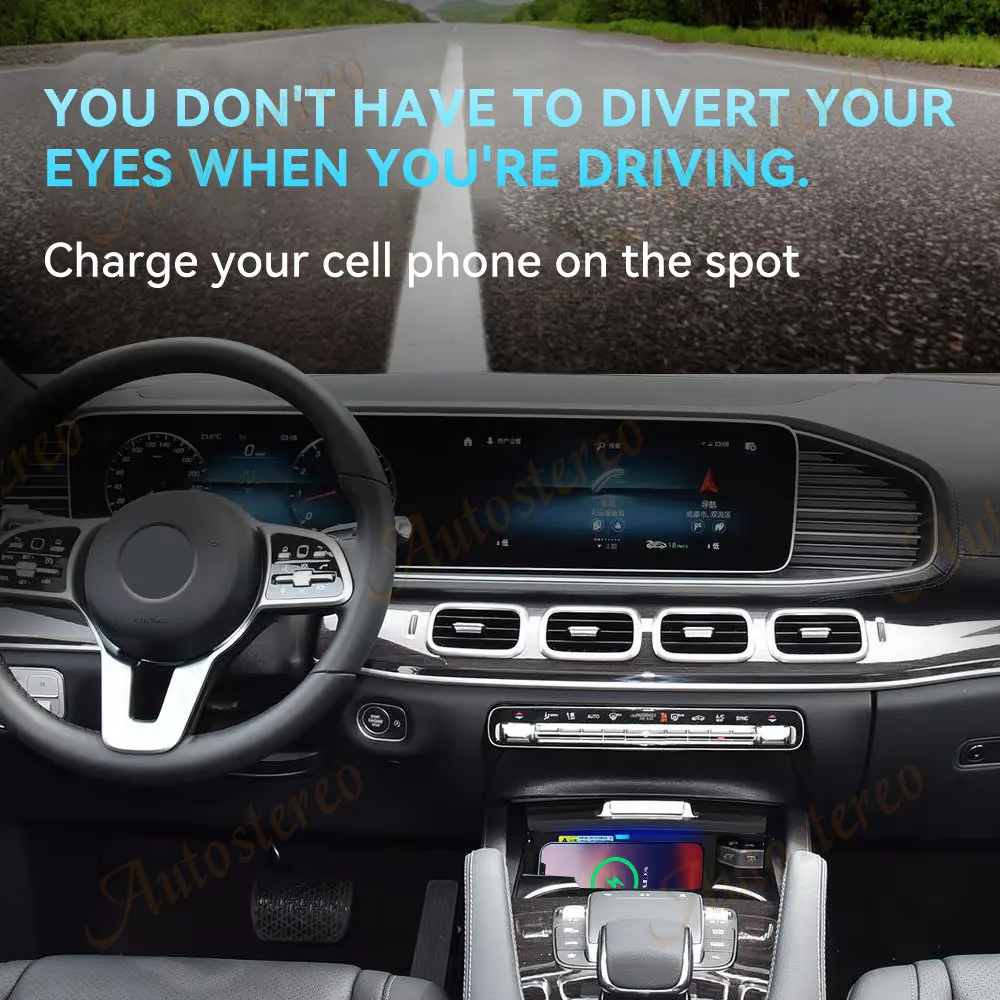 Оригинальное интеллектуальное Беспроводное зарядное устройство Bit для Mercedes-Benz