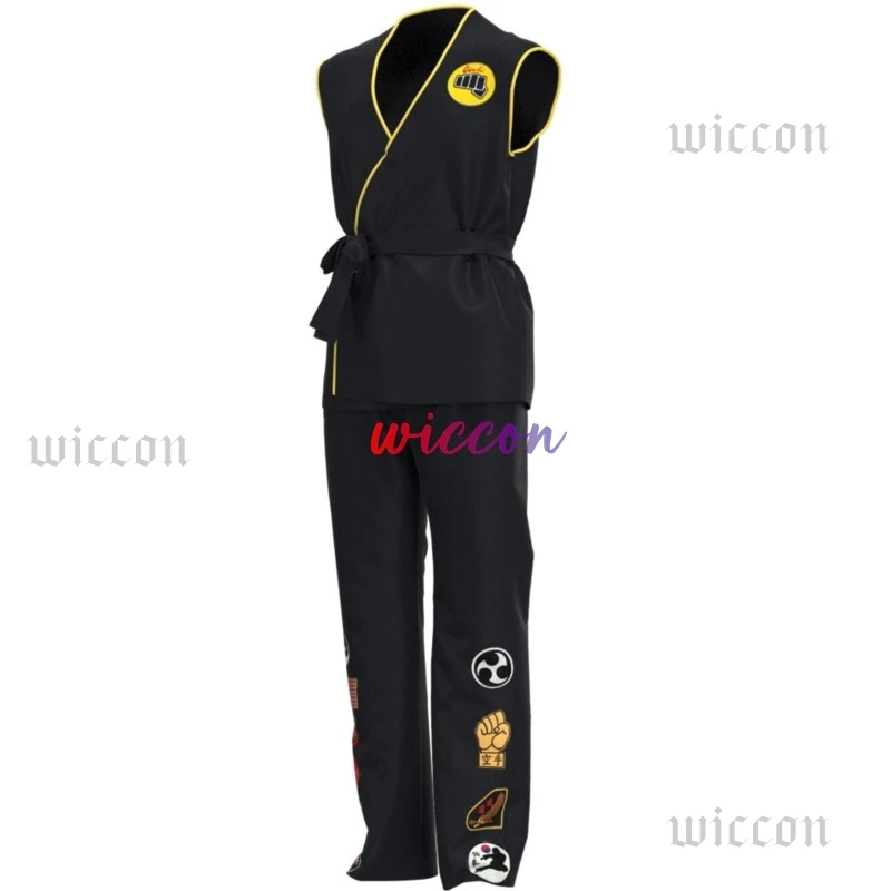 Костюм карате KOF Cobra Kai черный белый