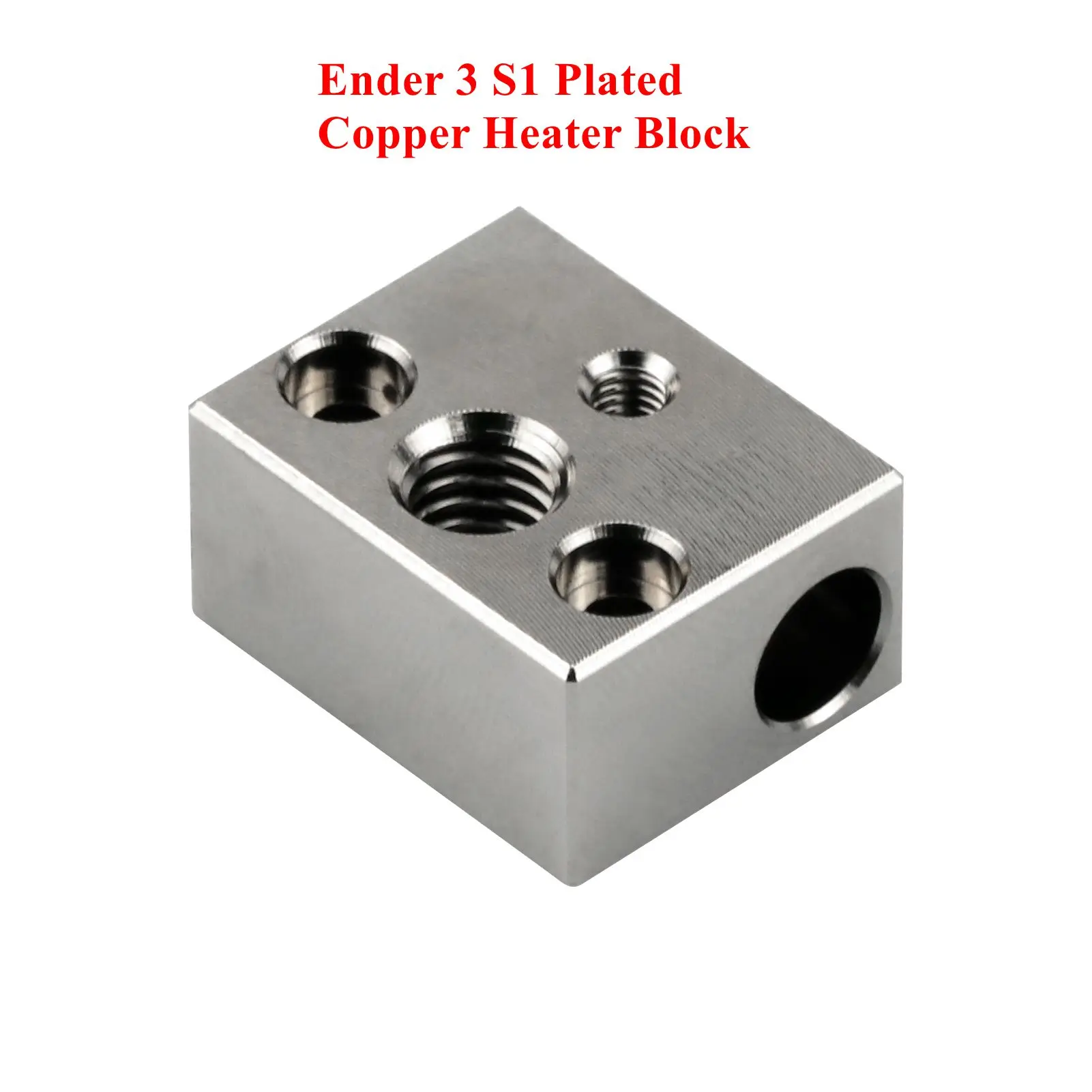 High Temperature Heatblock Sprite Extruder Pro Plated Copper Heater Block for Sprite Extruder Ender 3 S1 CR10 Smart Pro High Temperature Heatblock Sprite Extruder Pro Plated Copper Heater Block for Sprite Extruder Ender 3 S1 CR10 Smart Pro
