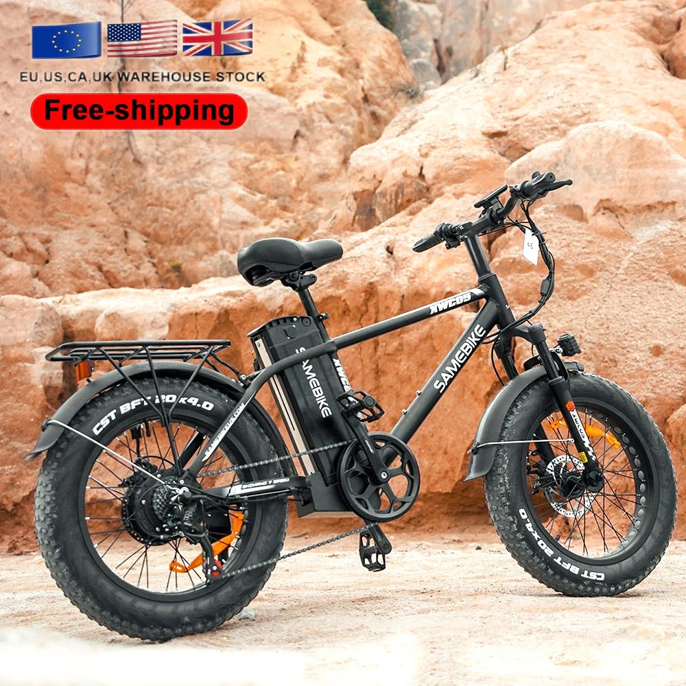 

Electric Bike Mountain Moped Ebike 20 Inch Fat Tire 750W 48V 13AH Men's Road EBike Electric Bicycle For Adults E Bikes