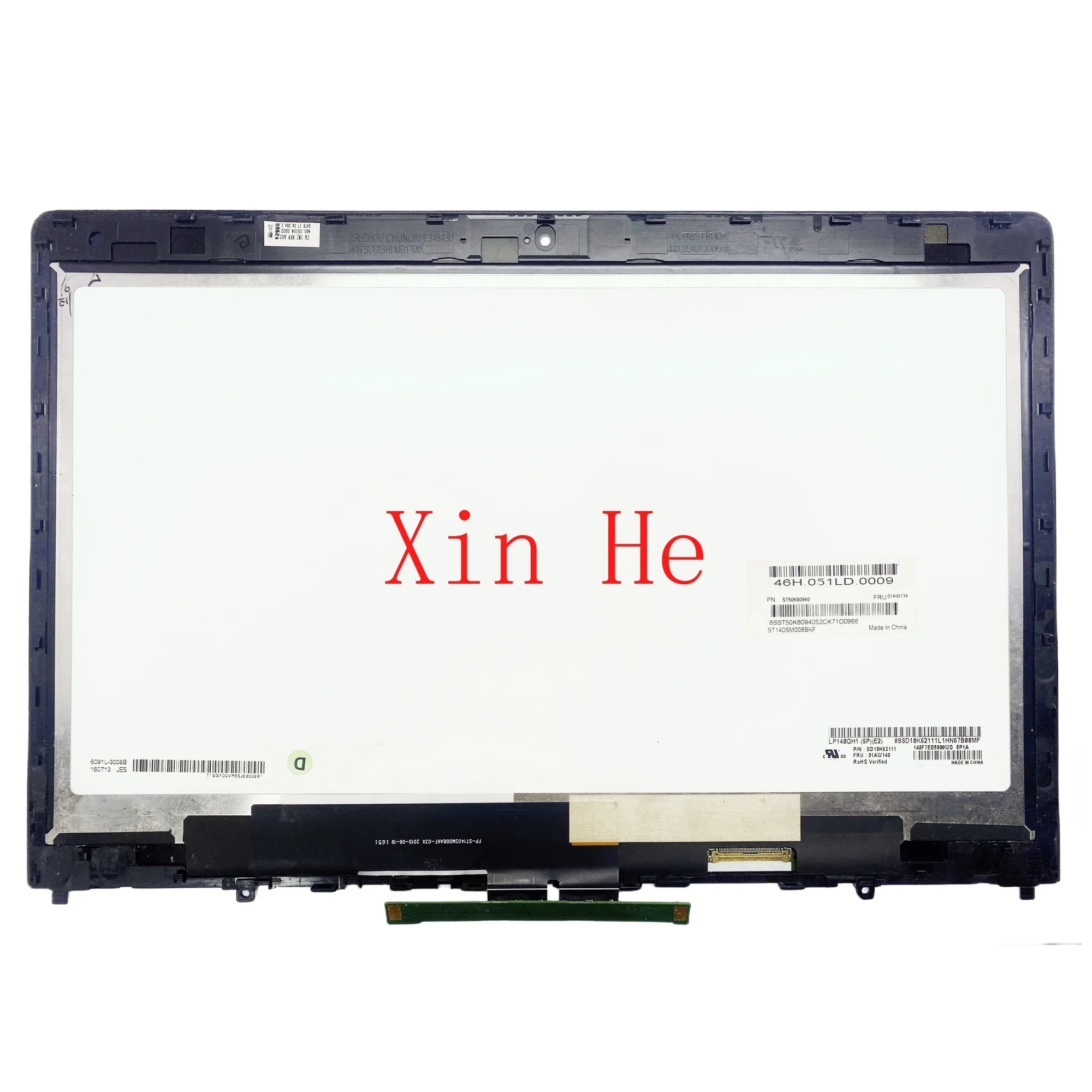 

14.0" QHD Laptop LCD Touch Screen Digitizer Assembly For Lenovo Yoga 460 LP140QH1-SPE2 2560*1440