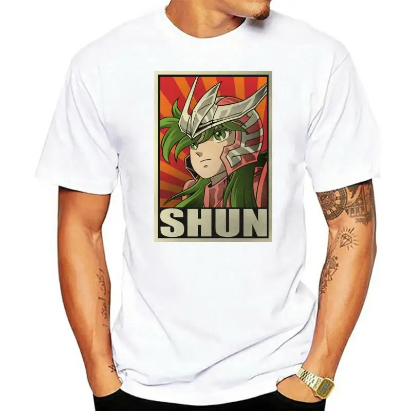 

Women's Fashion T Shirt Saint Seiya Ikki Hyoga Shiryu Shun Anime Girl's Tshirt Cool Anime Tops Tee Harajuku Streetwear
