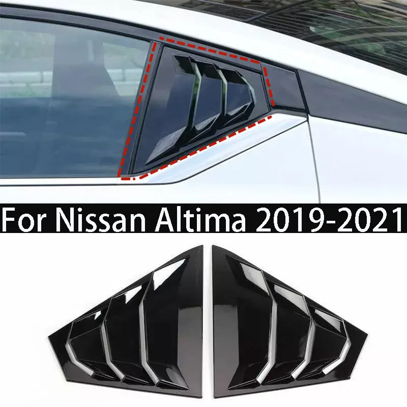 1 пара для Nissan Altima 2019 2020 2021 2022 чехол заднего окна автомобиля жалюзи накладка