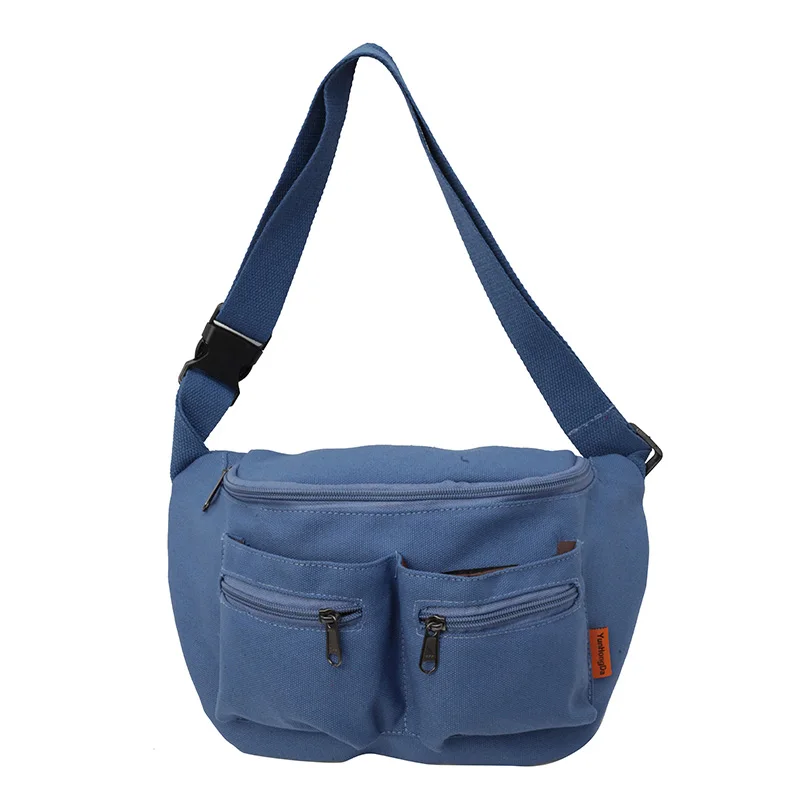 Повседневная трендовая поясная сумка забавные холщовые женские сумки на ремне