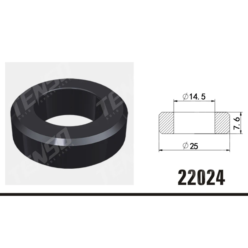 

Ultrasonic Fuel Injector Cleaning Fuel Injection Service FKM Rubber Seal Size:25*14.5*7.6 A22024