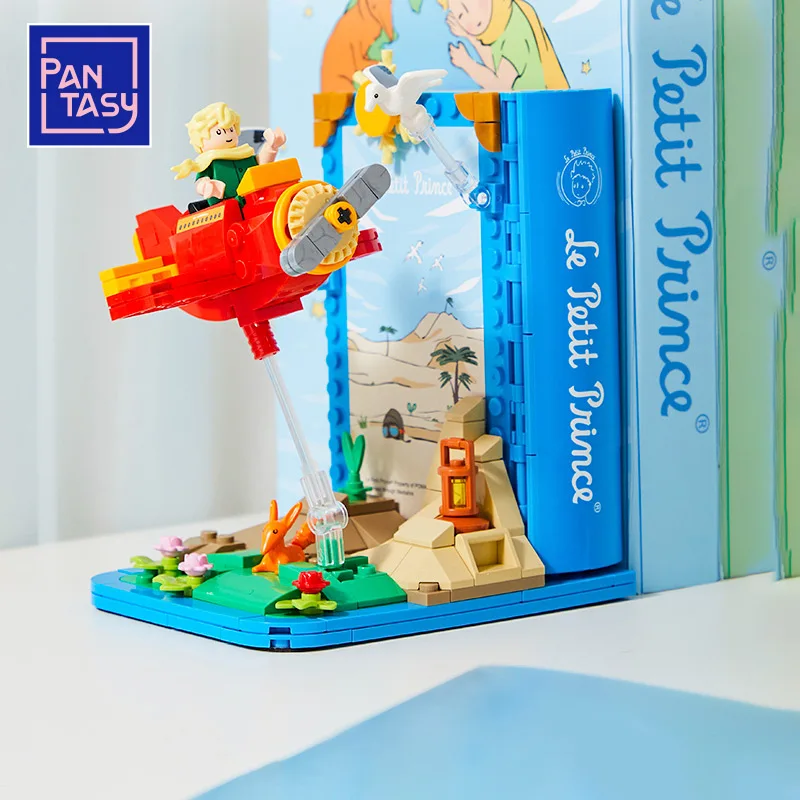 

PantasyPantasy Little Prince Joint Name Creative Building Blocks Book Shelf Children Educational Assembly Toy Desktop Decoration