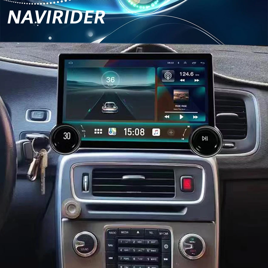 Автомобильный мультимедийный плеер экран 11 8 дюйма Android 2k для Volvo XC60 s60 2012