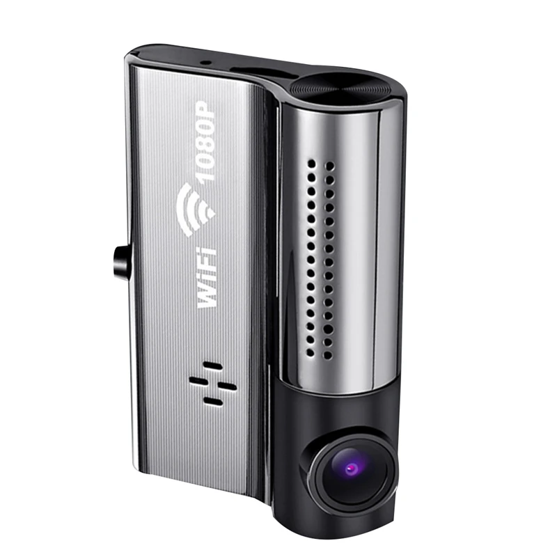 

Миниатюрный Автомобильный видеорегистратор Full HD 1080P, камера ночного видения, водительский рекордер, Wi-Fi, GPS, 24-часовой парковочный рекордер