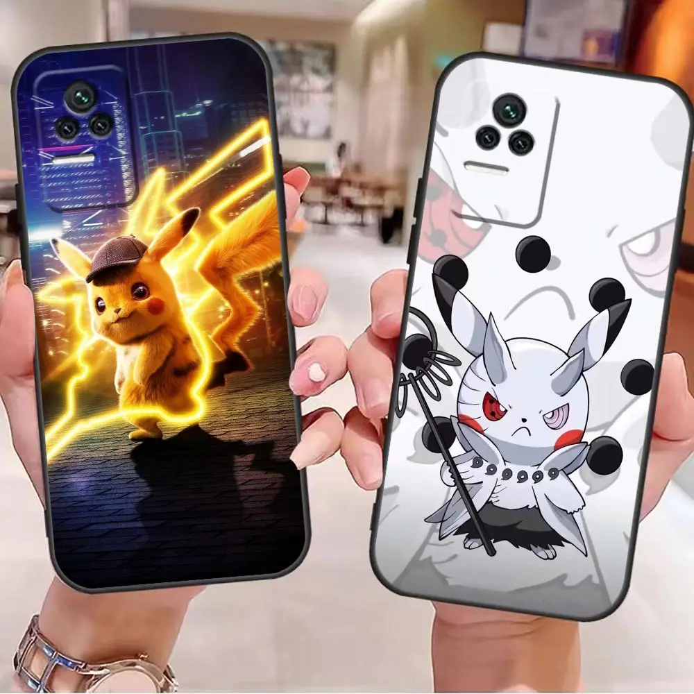 

Funda Coque Case for Redmi K40 K40S K50 K60 7 7A 8 8A 9 9A 9C 9T 10 10C PRO PLUS Gaming Case Capa Pokemon P-Pikachu-G-Gengar