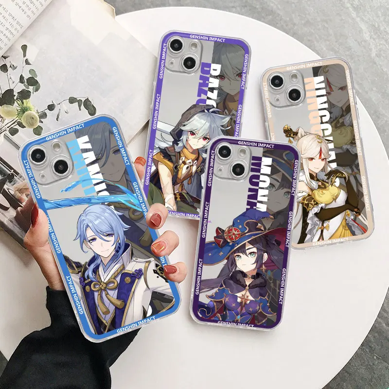 

Genshin Impact Xiao Tartaglia Phone Case For Apple iPhone 11 12 13 14 Max Mini 6 7 8 SE 2020 X XR XS Pro Plus Soft Cover fundas