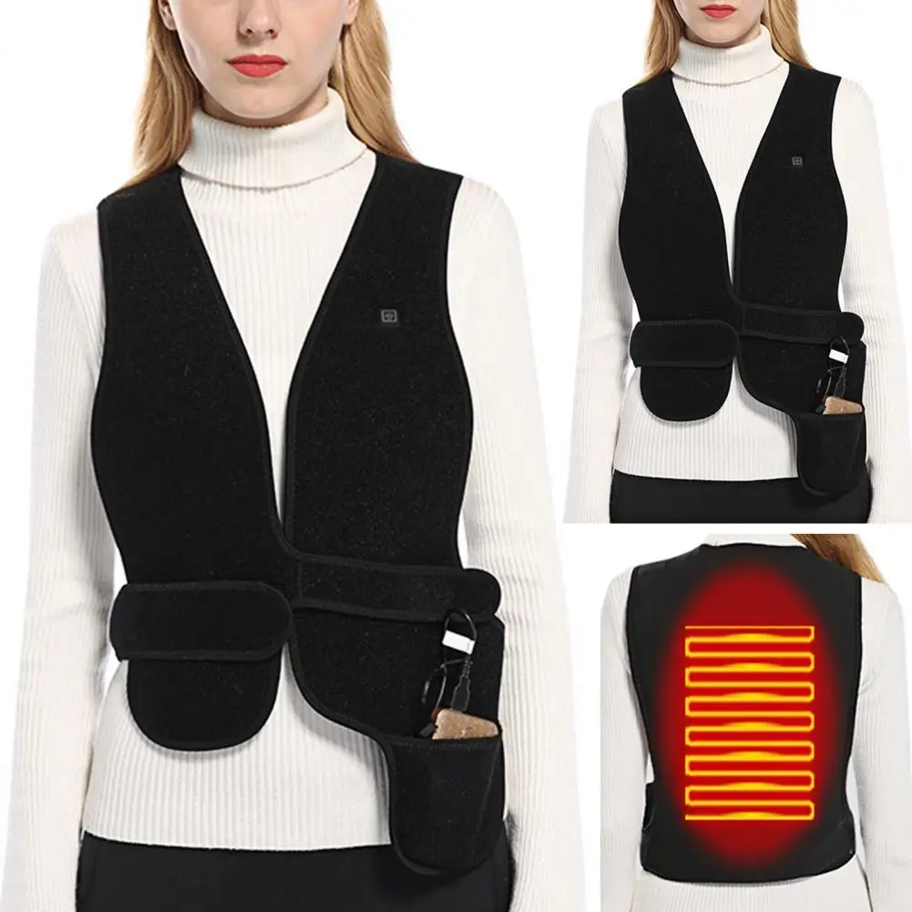 

Durable Cold Resistant 3 Heating Levels Keeping Warm Self Heating Vest for Cold Weather Self Heating Vest Heating Vest