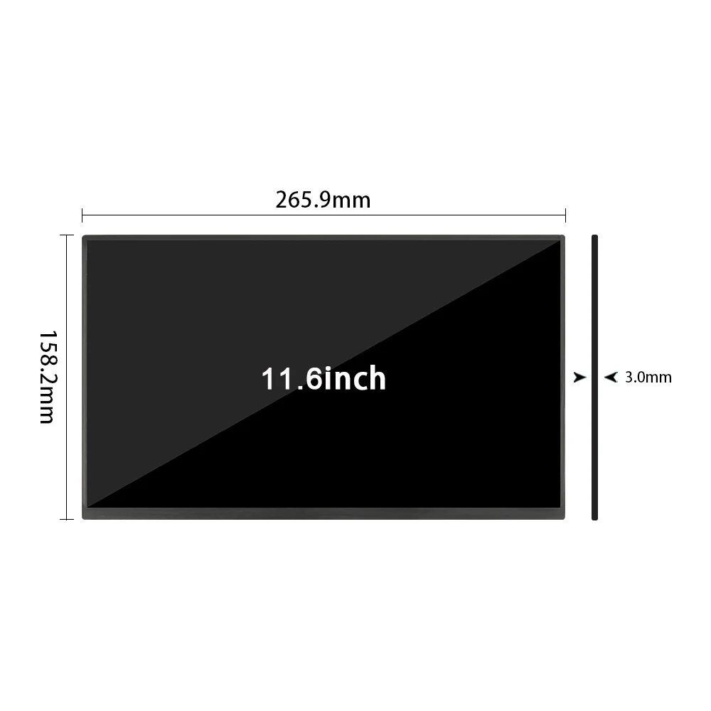 11 6 дюймовые TFT LCD 4K ЖК-экраны разрешение 3840*2160 eDP 40-контактный зеркальный ЖК-модуль