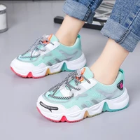 spring big childrens kids mesh platform breathable sneakers for boys girls hip hop dance sneakers sports running daddy shoes
