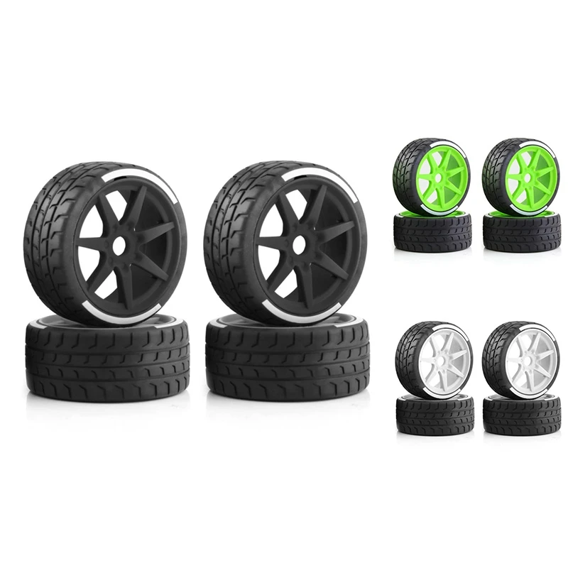 

4Pcs 43X102mm Tire Tyre 17Mm Wheel Hex For Arrma 1/7 Infraction Limitless 1/8 HPI WR8 HSP Kyosho RC Car Upgrade Accessories 1