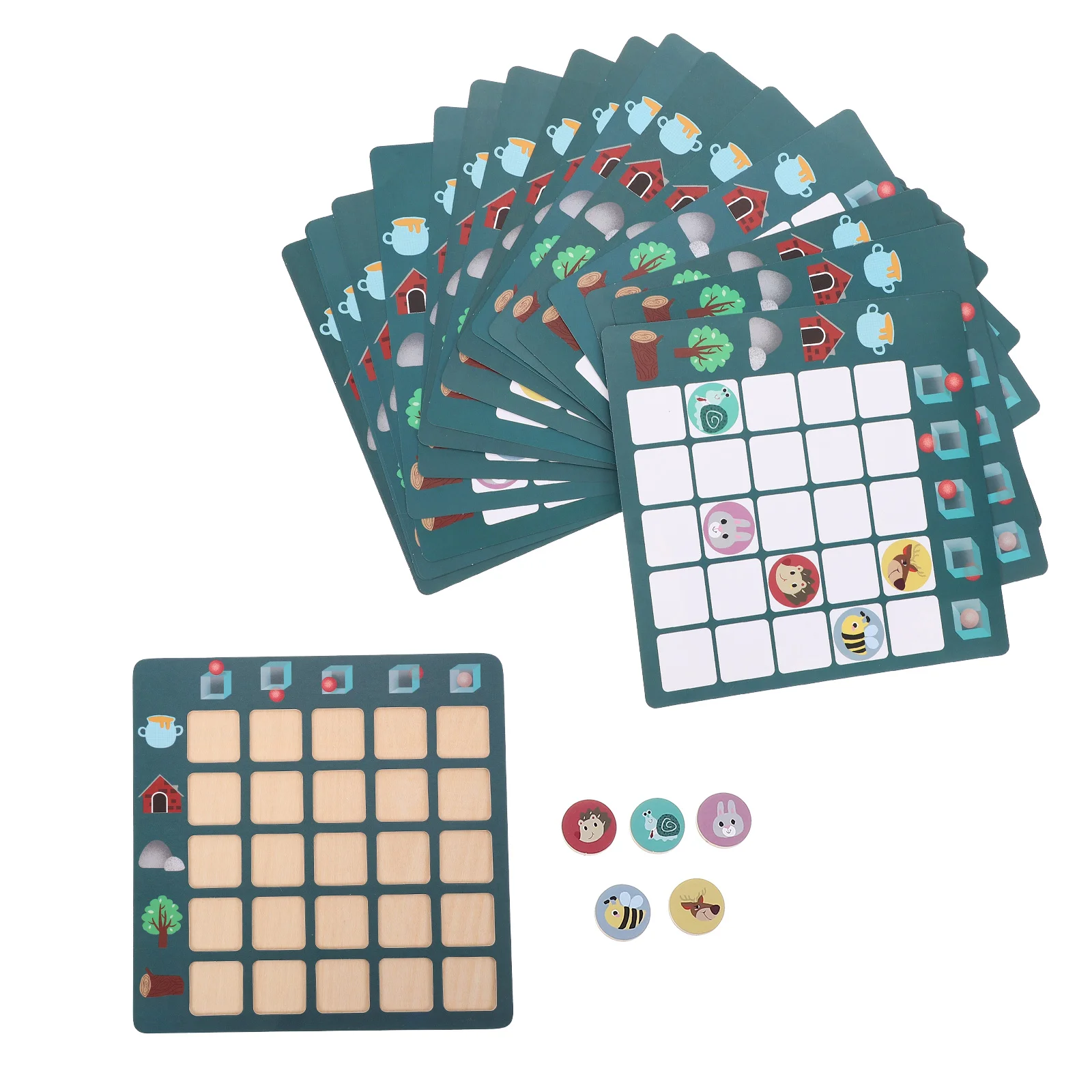 

1 Set Orientation Board Jigsaw Logical Ability Training Puzzle Plate Plaything