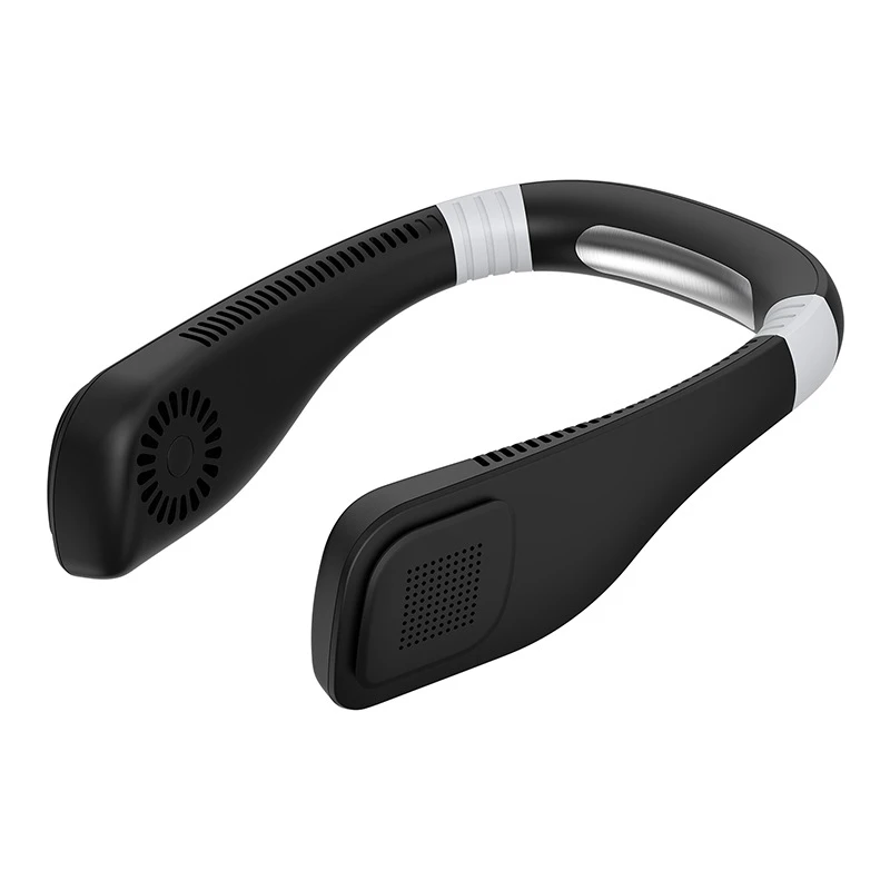 

Bladeless Neck Fan, 360Degree Cooling Hands Free Sports Fan, USB Mini Personal Fan, Headphone Design Air Cooler