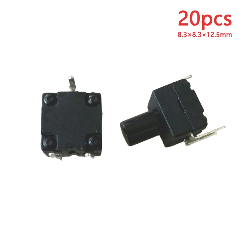 

20 шт. 8008-213BS ON-ON-OFF 8,3*8,3 Высота ручки 8,3/10,3/12,5 мм 3-контактный DC 30 В 0,5 А Квадратная кнопка Переключатель цилиндра фонарика