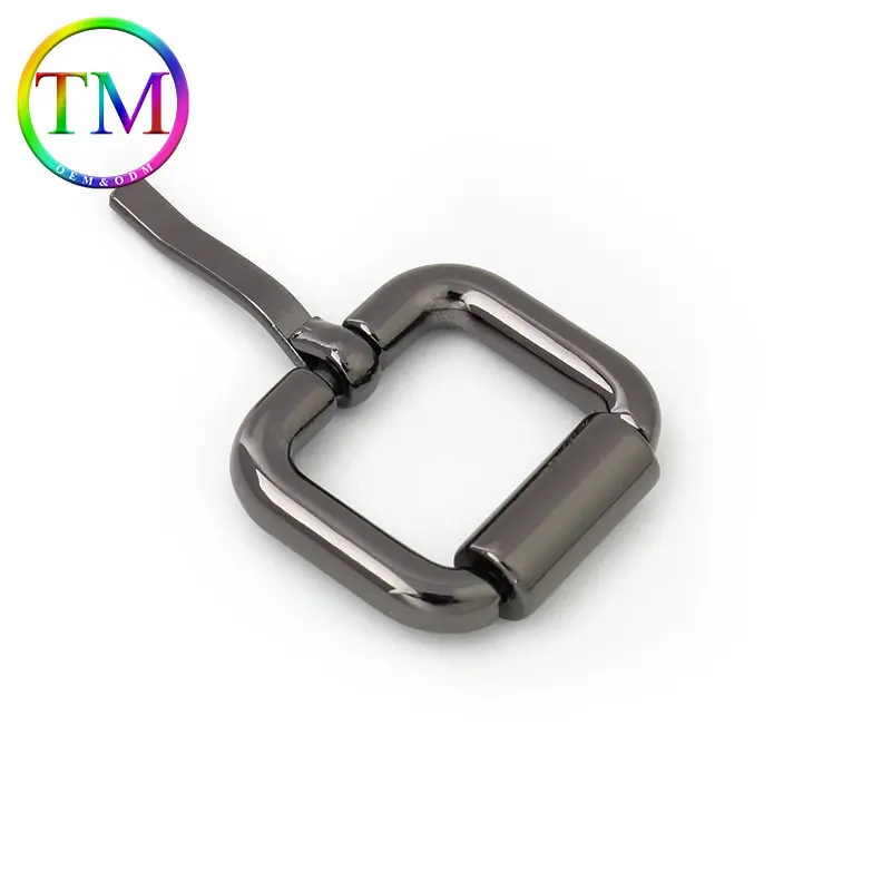 10-50Pcs 6Colors Metal Single Pin Buckle Handbag Strap Square Ring Adjuster Buckle For Belt Leather Craft Accessories