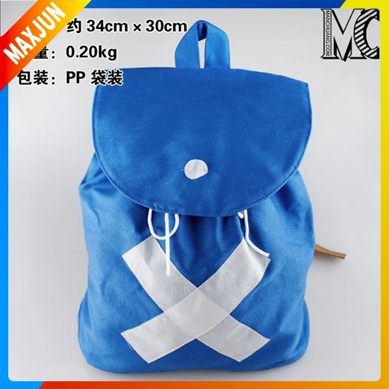 

40*30CM One Piece Anime Figure Surrounding Backpack cosplay Tony Tony Chopper Blue Boutique Backpack Student backpack