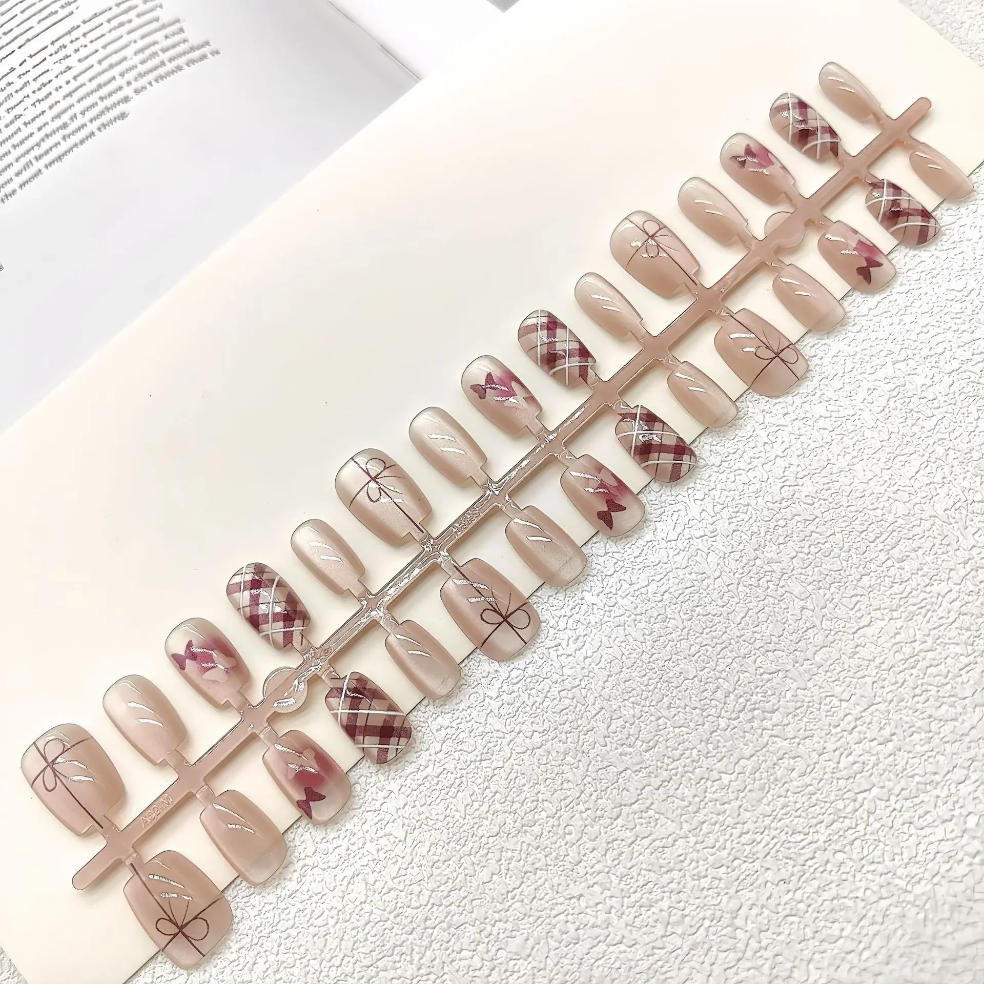 Носимые стикеры ручной работы для дизайна ногтей искусственная терапия бабочка