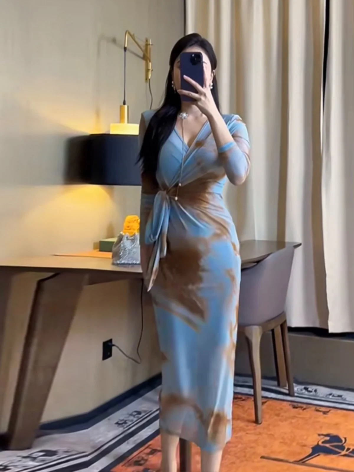 Summer Women clothes Fashion Set Skirts 2024 New Slim fit Slimming Sheath Women High end Temperament Dress