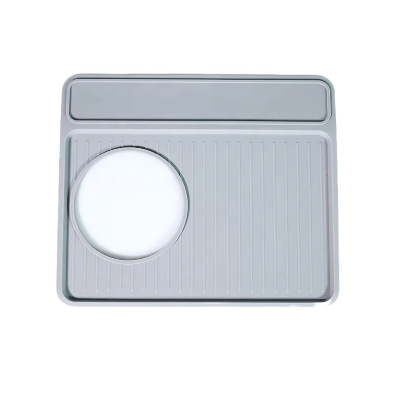 

Coffee Machine Mat Breville Coffee Maker Pad Barista Anti Slip Silicone Rubber Espresso Bar 200g Gray Black Coffee Pad