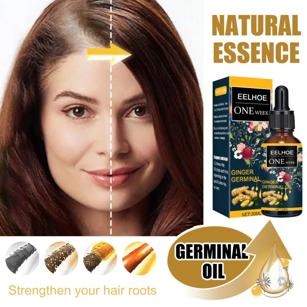 Сыворотка для роста волос средство ухода за волосами с имбирем и розмарином
